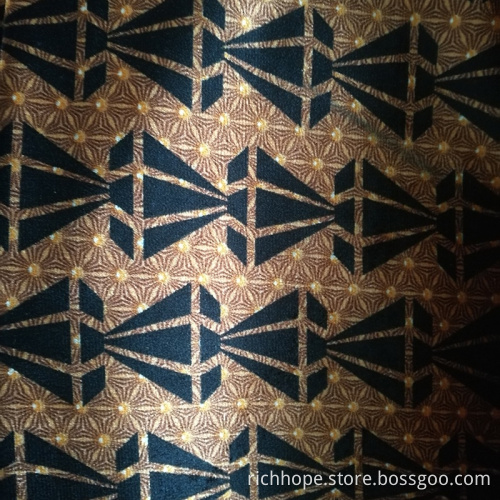 100% Polyester Samt Stoff gedruckt